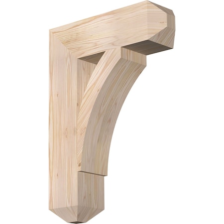 Ekena Millwork Thorton Craftsman Smooth Bracket, Douglas Fir, 5 1/2"W x 20"D x 28"H BKT06X20X28THR04SDF